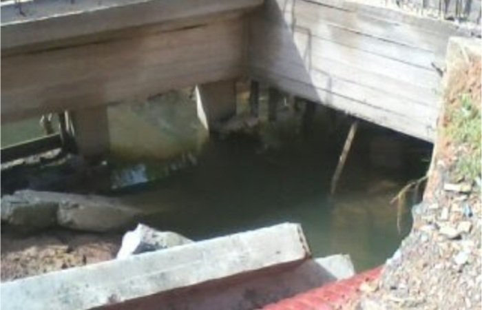 Ponte sobre o rio Maguari em Ananindeua-PA