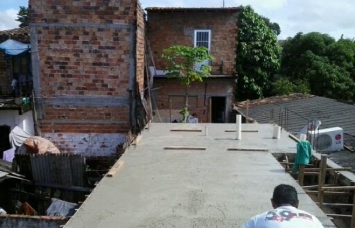 Obra de 2 pavimentos com fundações profundas em estaca raiz